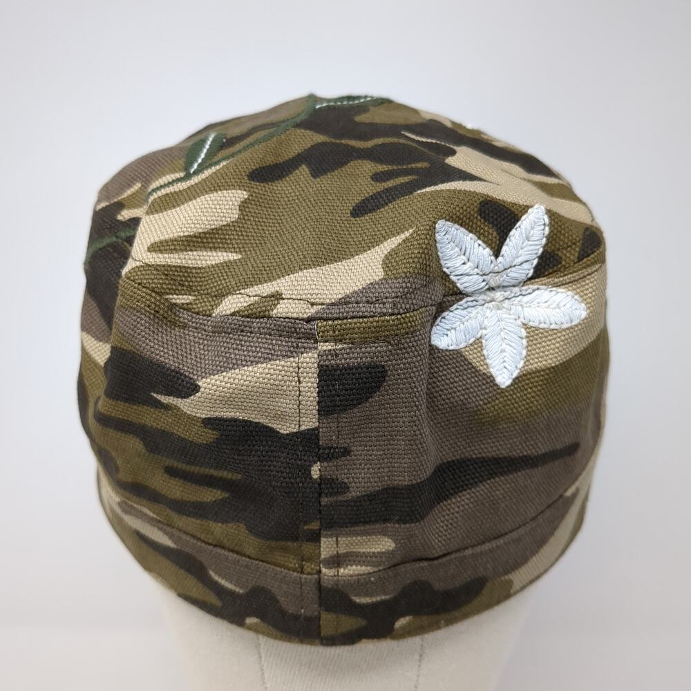 Headers Fitted Cadet Army Cap Hat Multicolor One Size Floral Camo View 5